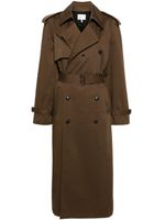 FRAME trench en laine - Marron