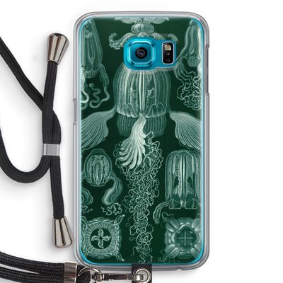 Haeckel Cubomedusae: Samsung Galaxy S6 Transparant Hoesje met koord