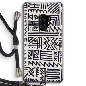 Marrakech print: Xiaomi Mi Mix 2 Transparant Hoesje met koord