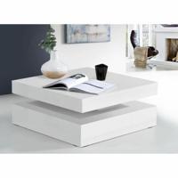 Hoofdtafel Wit 78 x 78 x 36 cm