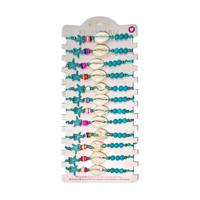 Mode Armbanden - Blauwe Kralen met Schelpen & Zeester