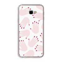 Hands pink: Samsung Galaxy J4 Plus Transparant Hoesje Hands pink: Samsung Galaxy J4 Plus Transparant Hoesje