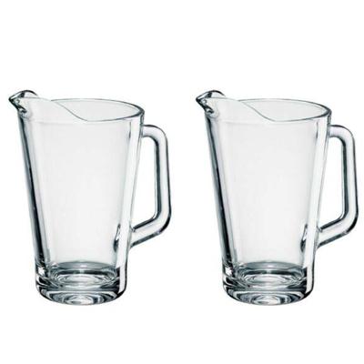 Bormioli Rocco water karaf - 4x - glas - 1,8 Liter - Conic - Sapkan - waterkan - schenkkan - Pitcher