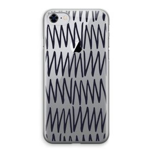 Marrakech Zigzag: iPhone 8 Transparant Hoesje