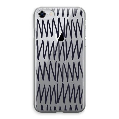 Marrakech Zigzag: iPhone 8 Transparant Hoesje