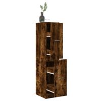 Apothekerskast 30x41x144,5 cm bewerkt hout gerookt eikenkleurig Apothekerskast 30x41x144,5 cm bewerkt hout gerookt eikenkleurig