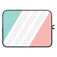 Strepen pastel: Laptop sleeve 15 inch