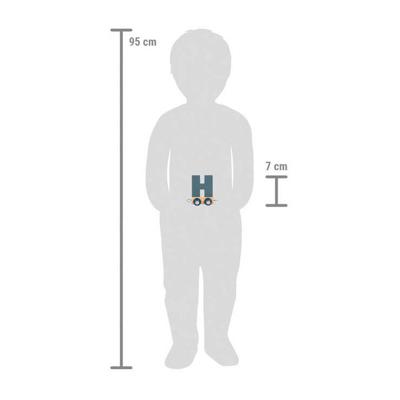 Small Foot - houten lettertrein polar - h