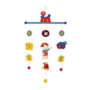 Simply For Kids 21140p houten piratenmobiel