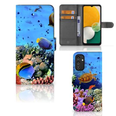 Samsung Galaxy A14 4G | Telefoonhoesje | Met pasjeshouder | Vissen