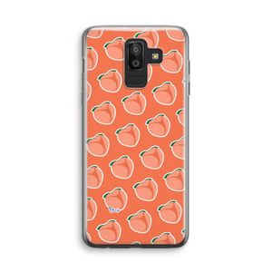 Just peachy: Samsung Galaxy J8 (2018) Transparant Hoesje