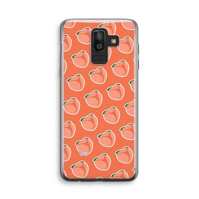 Just peachy: Samsung Galaxy J8 (2018) Transparant Hoesje