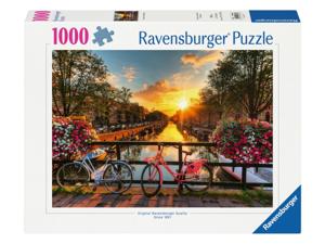 Ravensburger Puzzel 1000 stukjes (Fietsen in Amsterdam  )