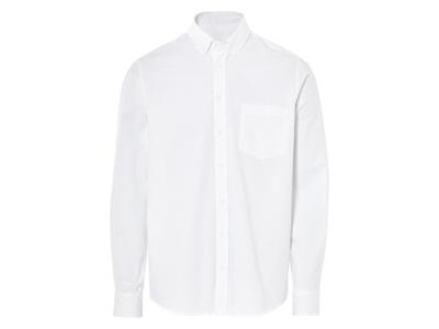 LIVERGY Heren overhemd (Wit, S (37/38))