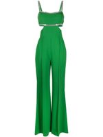 Elie Saab combinaison Cady à ornements - Vert - thumbnail