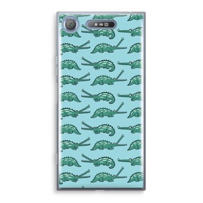 Kroko: Sony Xperia XZ1 Transparant Hoesje