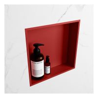 Wandnis Solid Surface Easy | In- en opbouw | 30x30x8 cm | 1 vak | Fire/Talc Wandnis Solid Surface Easy | In- en opbouw | 30x30x8 cm | 1 vak | Fire/Talc