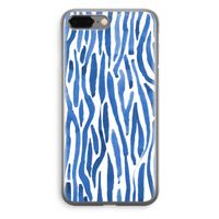 Blauwe nerven: iPhone 8 Plus Transparant Hoesje