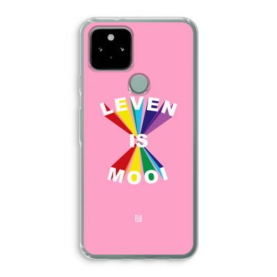 Het Leven Is Mooi: Google Pixel 5 Transparant Hoesje