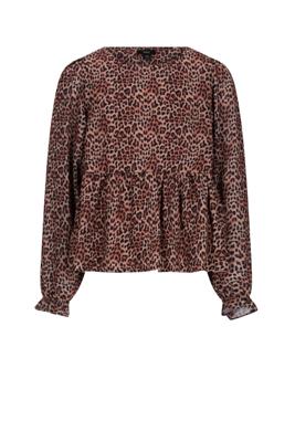 NoBell winter blouse meisjes - bruin - Tess