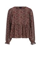 NoBell winter blouse meisjes - bruin - Tess