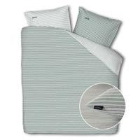 Dekbedovertrek McGregor - Eenpersoons (140x240 cm) - Groen Flanel - Dessin: Strepen - McGregor - Dekbed-Discounter.nl