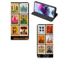 Motorola Moto G100 | Book Cover | Postzegels
