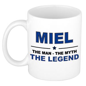 Miel The man, The myth the legend cadeau koffie mok / thee beker 300 ml