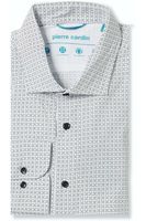 Pierre Cardin Tailored Fit Overhemd wit, Motief - thumbnail