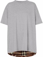 Burberry t-shirt à carreaux - Gris