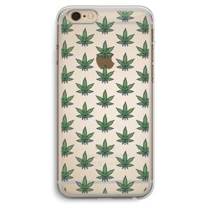 Weed: iPhone 6 Plus / 6S Plus Transparant Hoesje