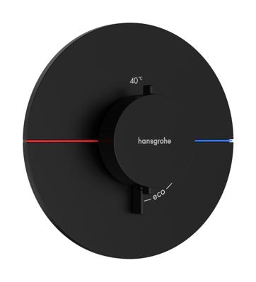Hansgrohe ShowerSelect Comfort S thermostaat inbouw, mat zwart