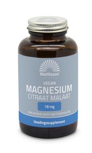 Mattisson HealthStyle Magnesium Citraat Malaat 78mg