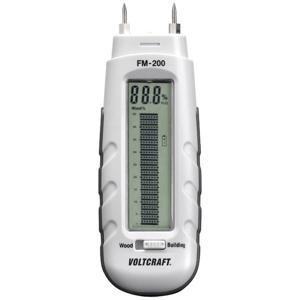 VOLTCRAFT FM-200 Materiaalvochtmeter Meetbereik bouwvochtigheid 0.2 tot 2 %Vol. Meetbereik houtvochtigheid (bereik) 6 tot 44 %Vol.