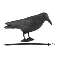Zwarte decoratie raaf/kraai 38 cm - Halloween/horror versiering - kunststof