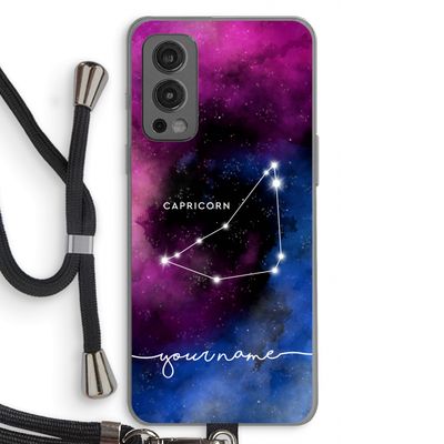Sterrenbeeld - Donker: OnePlus Nord 2 5G Transparant Hoesje met koord