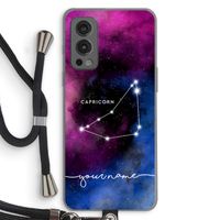 Sterrenbeeld - Donker: OnePlus Nord 2 5G Transparant Hoesje met koord