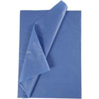Creativ Company Tissuepapier, vel 50x70 cm, 17 gr, blauw, 25 vel/ 1 doos