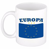 Mok / beker Europese vlag 300 ml