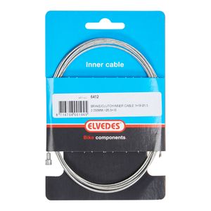 Elvedes rem binnenkabel 2250 mm draads/verzinkt ø1,5mm v-nippel (op kaart)