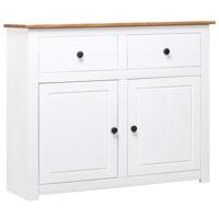 Dressoir Panama Range 93x40x80 cm massief grenenhout wit