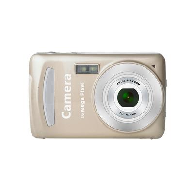 2 4 inch 16MP 720P mini LSR cam digitale camera voor Kids baby leuke cartoon multifunctionele speelgoed camera kinderen verjaardag (goud)