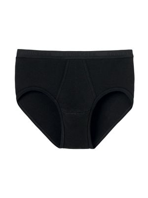 Schiesser - Original Feinripp - Sport-Slip - zwart, Maat:XL