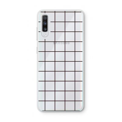 Rooster: Samsung Galaxy A70 Transparant Hoesje