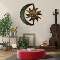 Metalen Maan en Zon Wanddecoratie: Hemelse Harmonie voor Uw Leefruimte - Home & Living - Spiritueelboek.nl - thumbnail