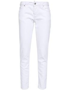 DSQUARED2 jean skinny Jennifer à taille basse - Blanc