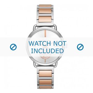 Michael Kors horlogeband MK3709 Staal Bi-Color 16mm
