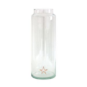 TAK Design - Drinken Waterglas XL Handgemaakt 10/30 Copper Stars - Glas - Koper