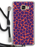 Purple Giraffe: Samsung Galaxy A5 (2016) Transparant Hoesje met koord