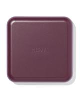 HEMA Hervulbaar poederdoosje voor blush of highlighter donkerrood